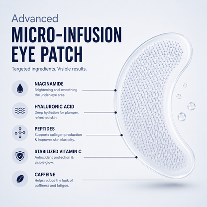 Microneedle Under-Eye Patches - Visibly Lighter Dark Circles